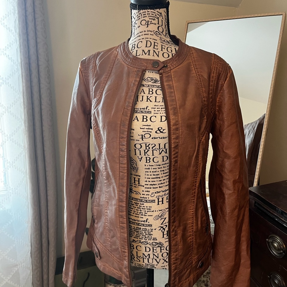 Women's Brown Leather Jacket